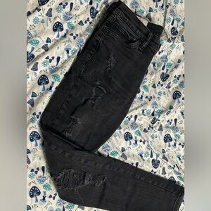 H&M Black Distressed Skinny Jeans